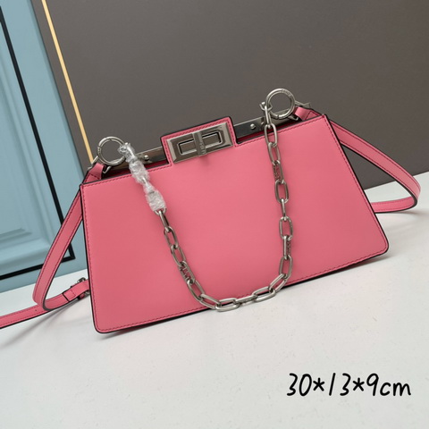 Fendi Bags Peekaboo 2023 spring rose